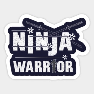 Ninja warrior Sticker